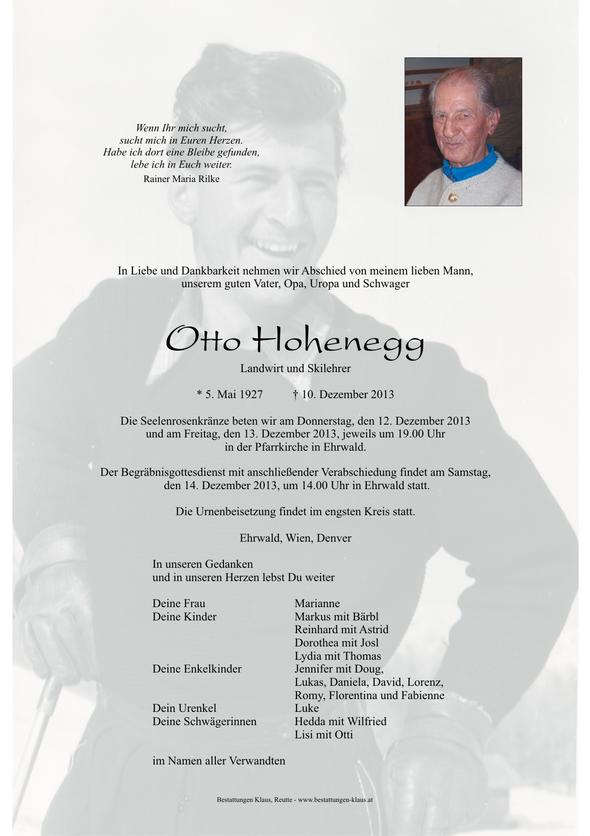 Otto Hohenegg